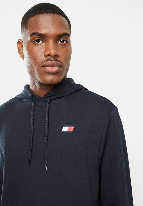 Tommy Hilfiger - Piping fleece hoody - navy
