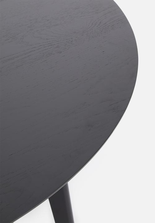 Sixth Floor - Roxby dining table - black stained oak
