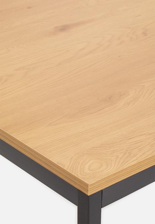 Sixth Floor - Seaford dining table - natural & black
