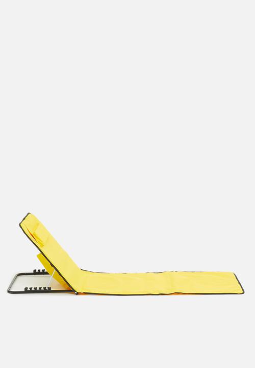 H&S - Foldable beach mat - yellow