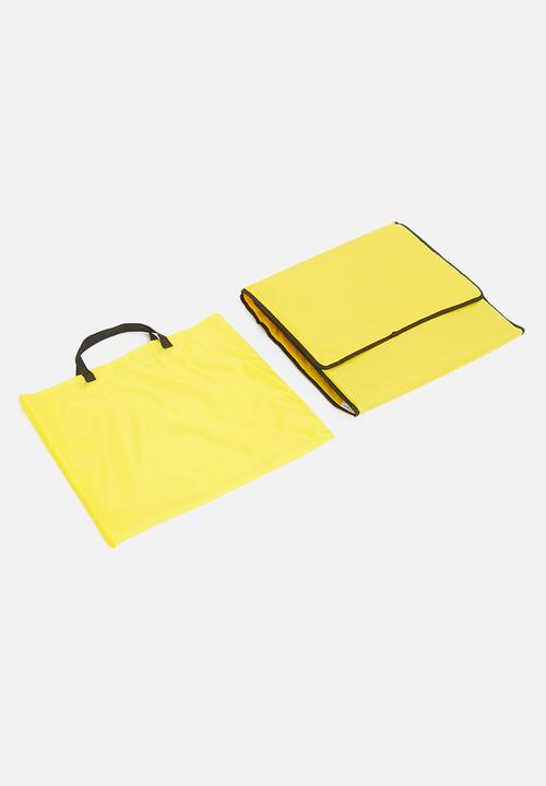 H&S - Foldable beach mat - yellow