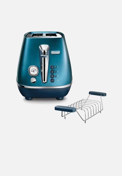 DeLonghi - Distinta Flair 2 Slice Toaster - Prestige Blue