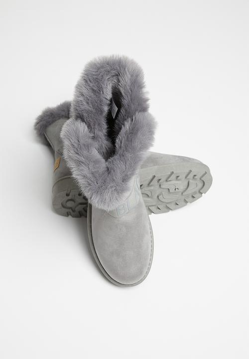 Miss Black - Rae slipper boot - grey