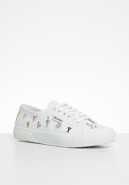 SUPERGA - 2750 flower - s31111w-a9k - white flowers