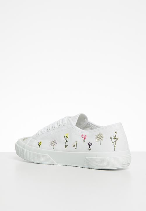 SUPERGA - 2750 flower - s31111w-a9k - white flowers