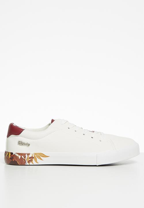 Miss Black - Baker 12 sneaker - white