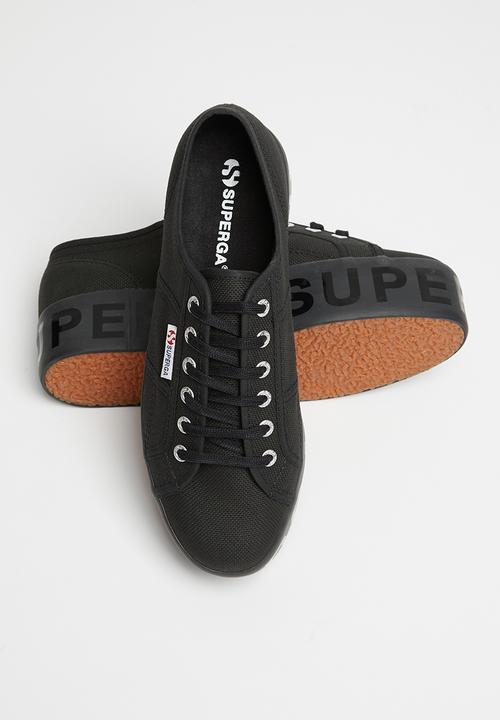 SUPERGA - 2790 shiny lettering - s71161w-996 - black