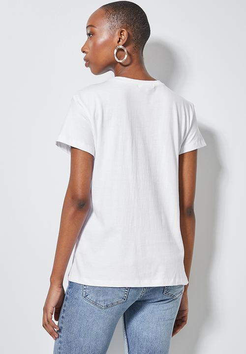 Superbalist - Printed tee - white