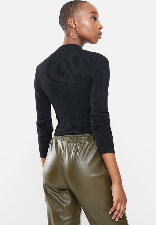 Glamorous - High neck jumper - black