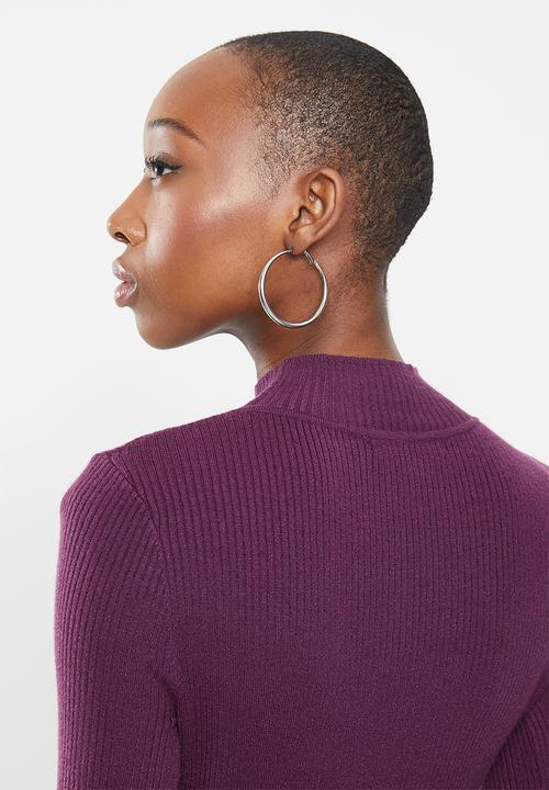 Glamorous - High neck knit - purple