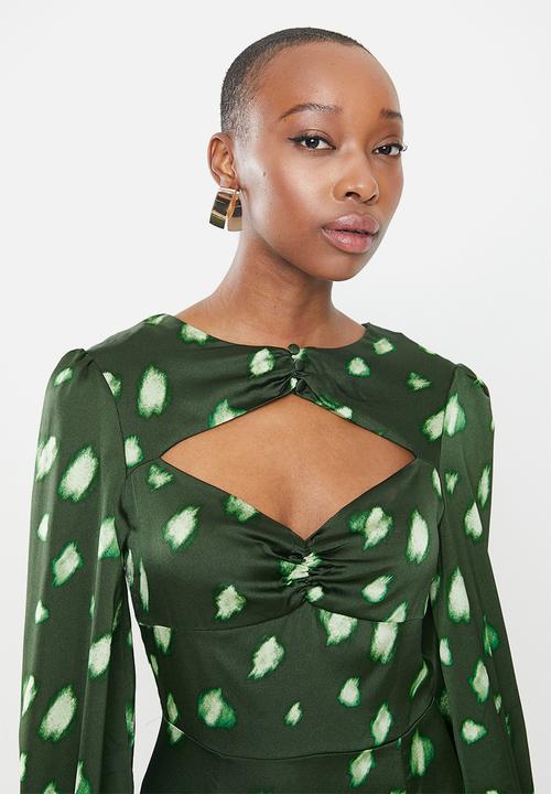Glamorous - Cut out dress - green
