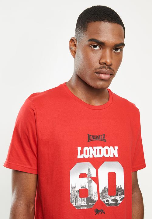 Lonsdale - London 60's crew neck tee - red