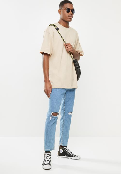 Factorie - Basic relaxed T-shirt - beige