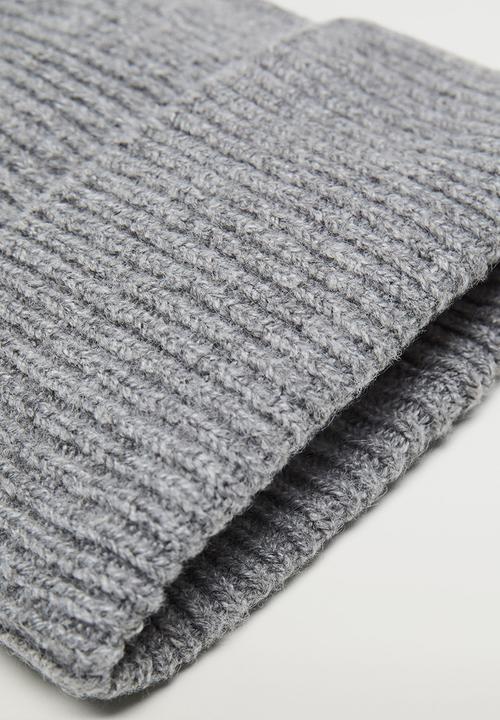 MANGO - Hat bea - grey