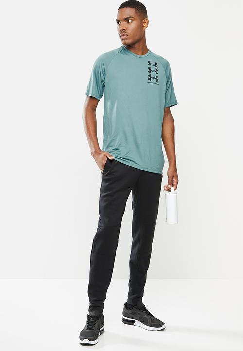 Under Armour - UA triple logo tech short sleeve tee - blue