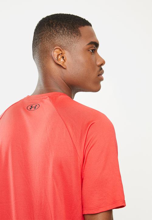 Under Armour - UA big logo tech short sleeve - red