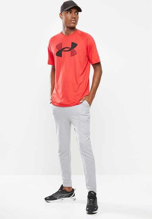 Under Armour - UA big logo tech short sleeve - red
