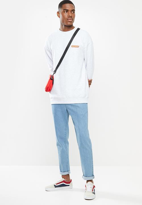 Factorie - Oversized gaming crew - silver marle