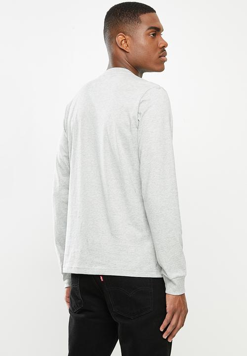 Diesel  - T-diego-ls-cuty T-shirt - grey