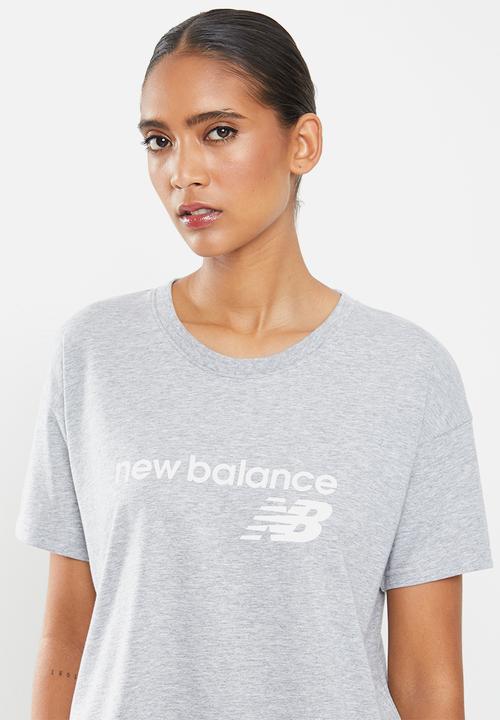 New Balance  - Classic core logo tee - grey