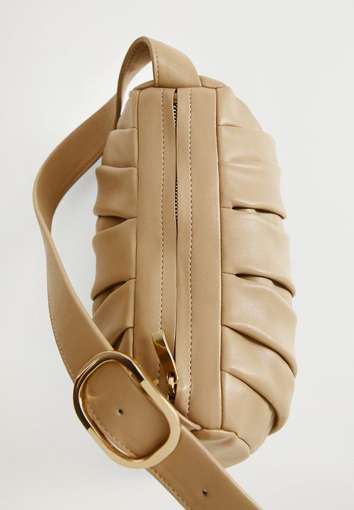 MANGO - Bag nastri - beige