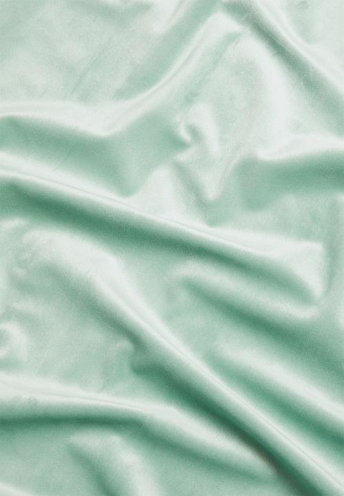 Sixth Floor - Velvet eyelet curtain 2 pack - duck egg blue