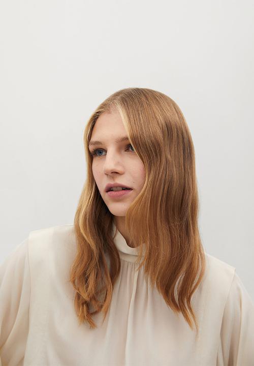 MANGO - Blouse masi - neutral