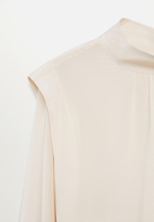 MANGO - Blouse masi - neutral