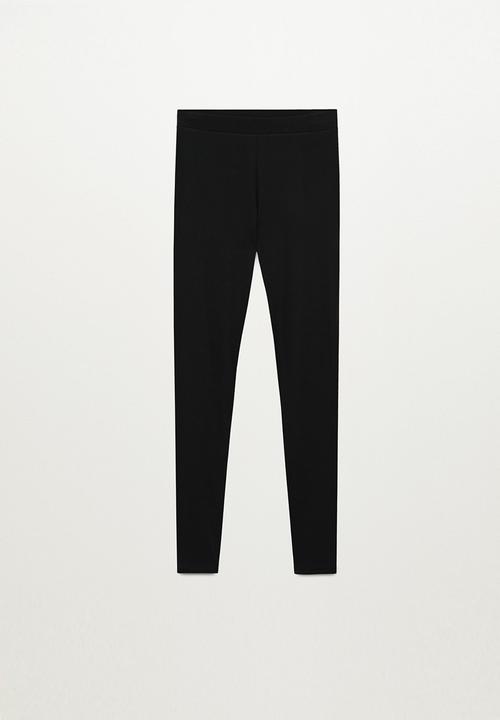 MANGO - Leggings albano - black
