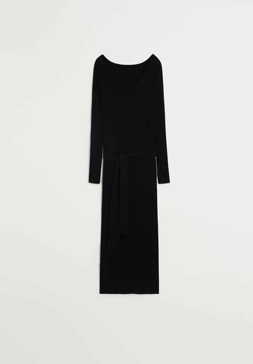 MANGO - Dress goleta - black