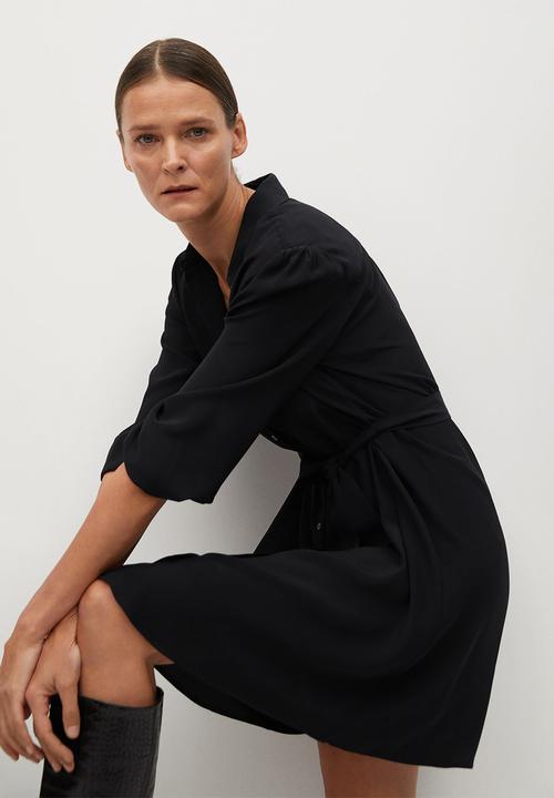 MANGO - Dress leandra - black
