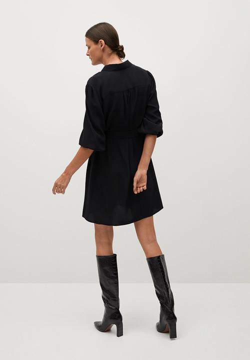 MANGO - Dress leandra - black