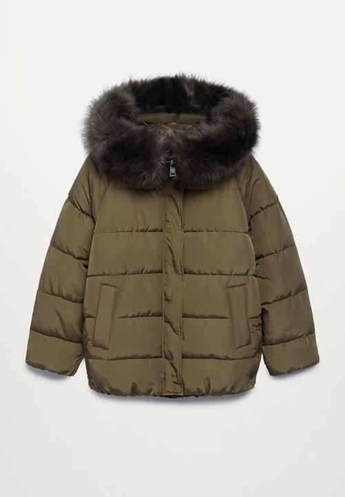 MANGO - Anorak botanic - khaki