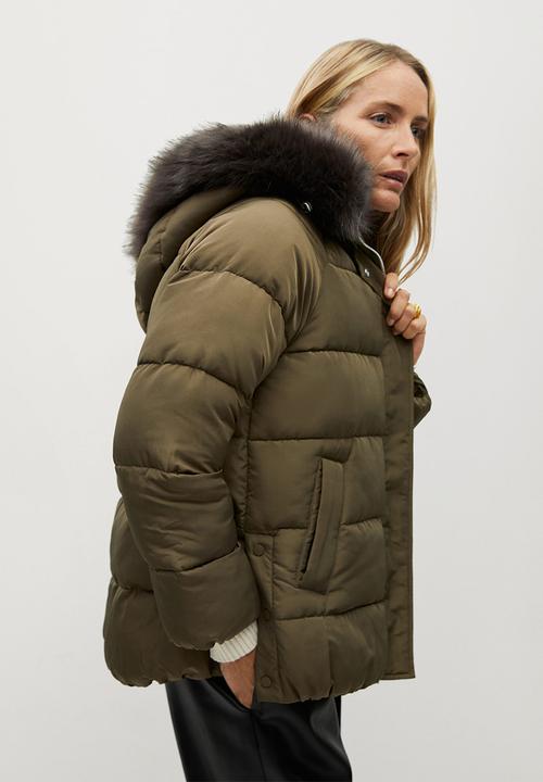 MANGO - Anorak botanic - khaki