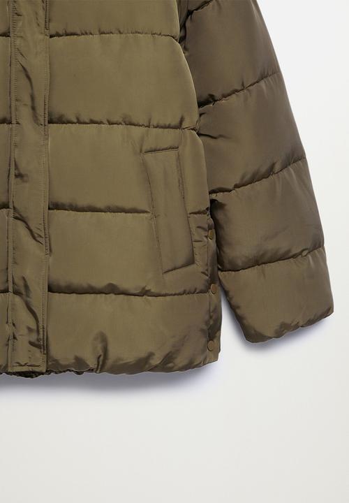 MANGO - Anorak botanic - khaki