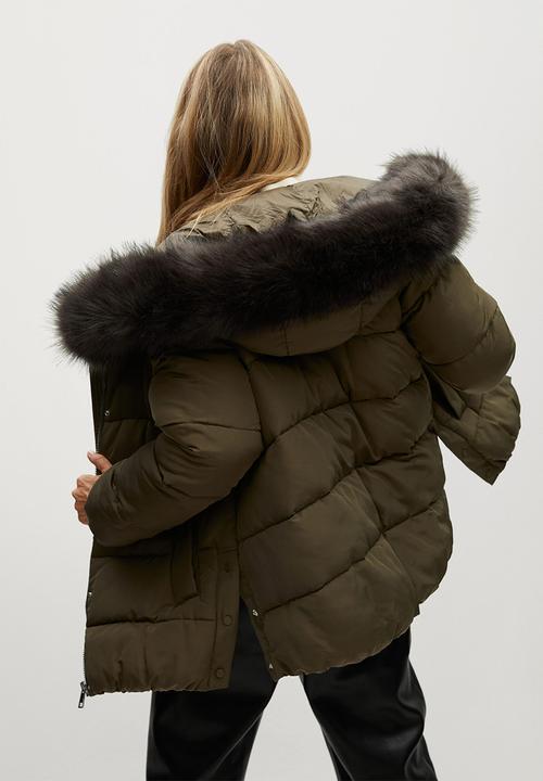 MANGO - Anorak botanic - khaki