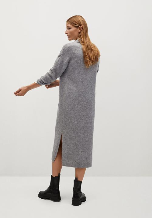 MANGO - Dress polin - grey