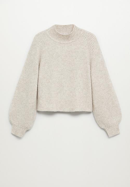 MANGO - Sweater merlo - light grey