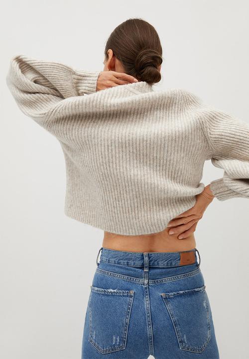 MANGO - Sweater merlo - light grey