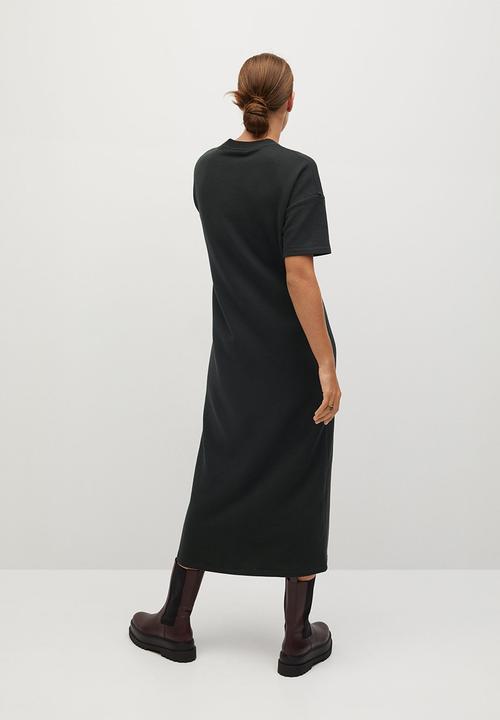 MANGO - Dress mad-a - charcoal