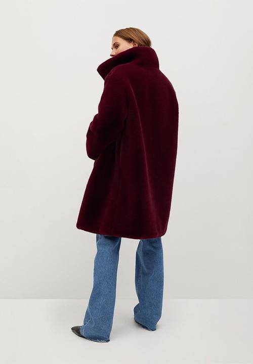 MANGO - Coat chillyn - red