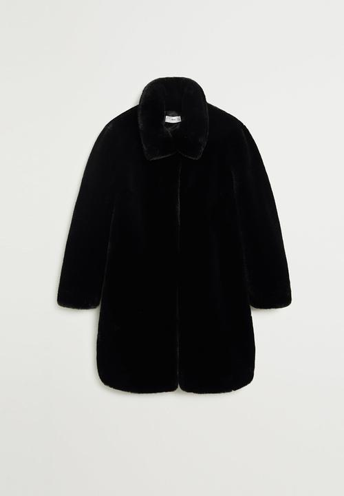 MANGO - Coat chillyn - black