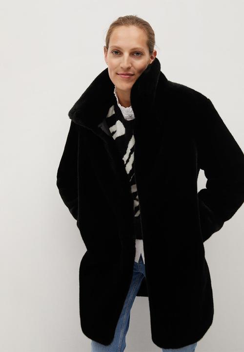 MANGO - Coat chillyn - black