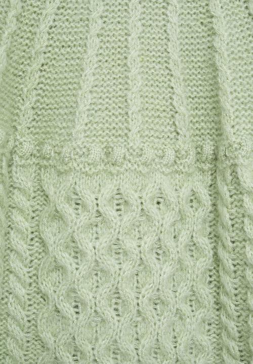 MANGO - Sweater handia - light pastel green