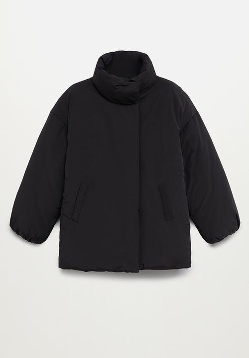 MANGO - Anorak nata - black