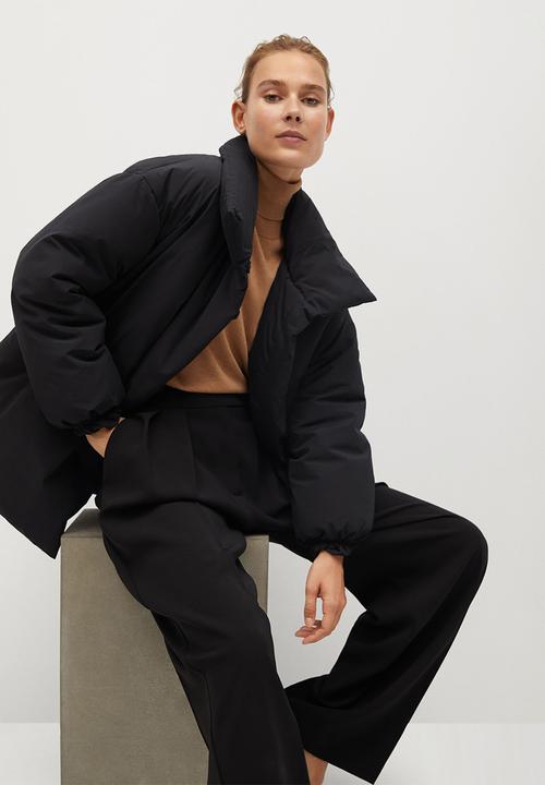 MANGO - Anorak nata - black