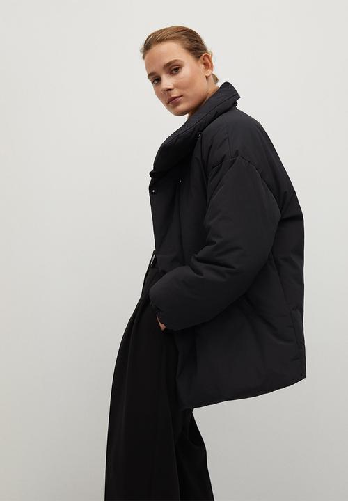 MANGO - Anorak nata - black