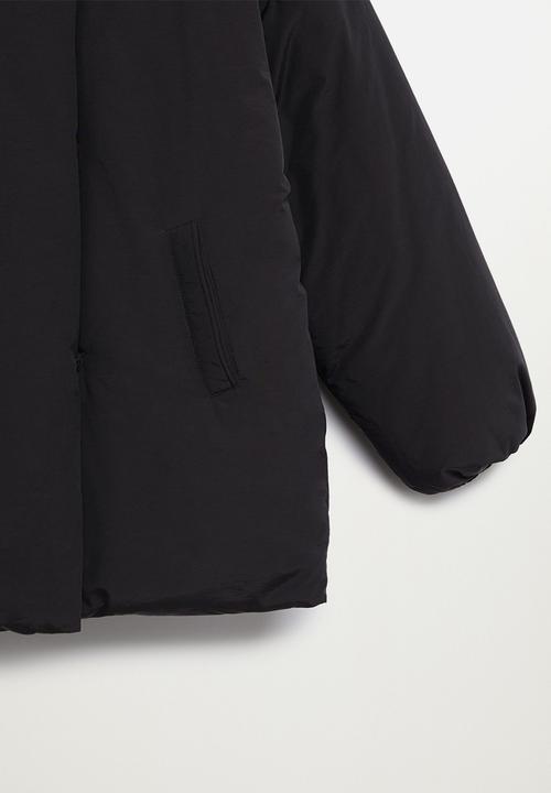 MANGO - Anorak nata - black