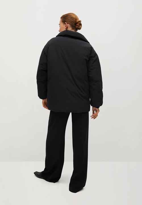 MANGO - Anorak nata - black