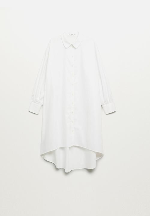 MANGO - Dress perla-a - white